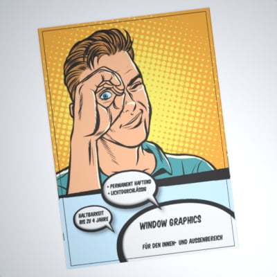 Window Graphics Lochfolie